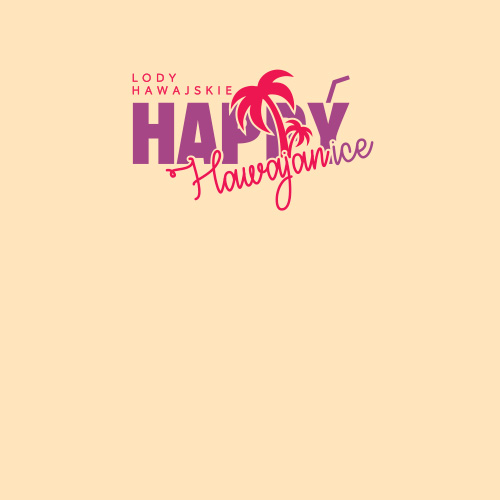 Logo HAPPYice Hawajan lody hawajskie Firma Siorbet